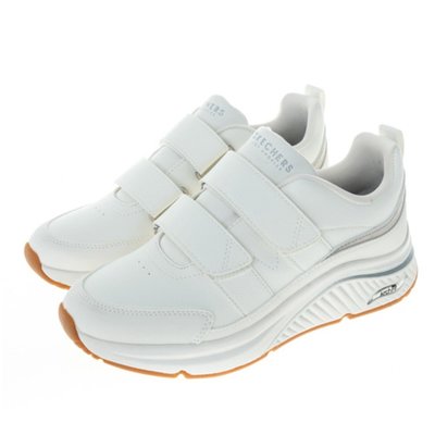 Skechers  ARCH FIT S-MILES 休閒鞋 健走鞋 全白 護士鞋 155571WHT