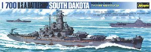 長谷川 30048 USS Battleship South Dakota `Super Detail`