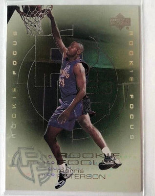 NBA 2001 UPPER DECK Morris Peterson Rookie Focus 特卡 #RF5