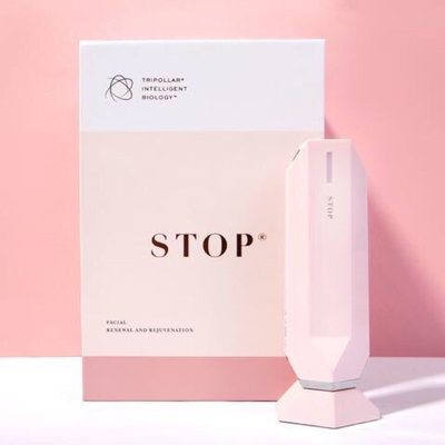 ［全新現貨］英國🇬🇧購入限量版新版粉色Tripollar Stop RF射頻機 童顏機 美容儀 含凝膠 英版