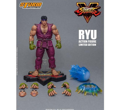全新 Storm Toys 1/12 快打旋風 Street Fighter 5 龍 Ryu 限定
