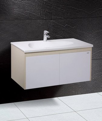 【水電大聯盟 】凱撒衛浴 LF5368A / B380C 面盆 浴櫃組 懸掛式浴櫃 含龍頭