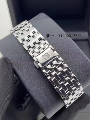 錶帶歐米茄蝶飛系列鋼帶424表帶 實心精鋼折疊扣 Omega男女手表鏈配件錶鏈