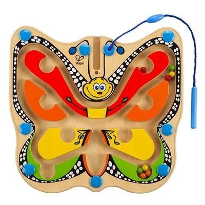 【M&B 幸福小舖】德國 愛傑卡 hape 愛派 木製玩具 感統 蝴蝶迷宮 海龜迷宮 昆蟲迷宮