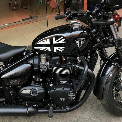 X2 摩托車油箱貼紙貼花適合 Triumph Bonneville Bobber 復古標誌