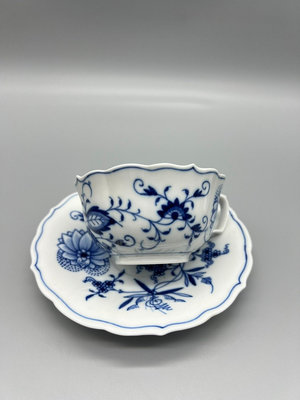 德國梅森Meissen藍洋蔥咖啡杯