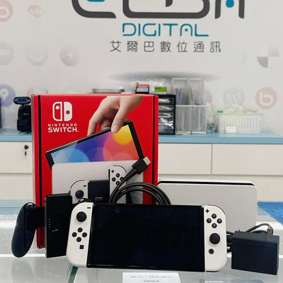 【艾爾巴二手】Nintendo Switch OLED版 HEG-001 白 #二手遊戲機#錦州店 37294