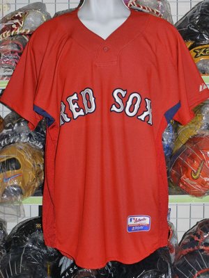 貳拾肆棒球-日本帶回MLB美國職棒大聯盟波士頓紅襪松坂大輔球員版球衣/紅