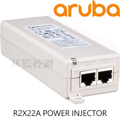 HP Aruba R2X22A 15.4W Instant On Midspan POE 供電器 injector