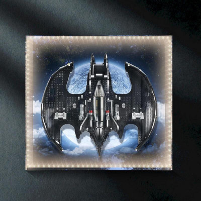 展示盒 防塵盒 收納盒 亞克力展示盒 樂高76161DC蝙蝠俠1989版蝙蝠翼收納展示罩掛墻