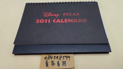 玩具總動員3 皮克斯動畫 2011 年曆 月曆 桌曆 PIXAR DISNEY 迪士尼 玩具總動員 怪獸電力公司 瓦力