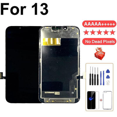 送拆機工具+手機殼 適用於 Iphone 13 TFT 蘋果熒幕總成/液晶屏幕/液晶螢幕/屏幕總成 100%測試發貨