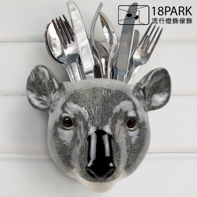 【18Park】原創風格 Koala [ Quail Ceramics牆飾/花瓶-無尾熊 ]