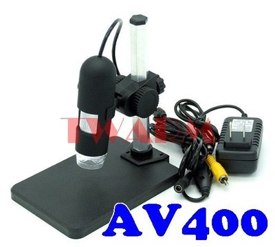 《德源科技》特價，現貨)(AV400)高清 400倍 電子顯微鏡 AV接口 數碼顯微鏡 工業顯微鏡