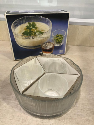 日本回流。豪雅HOYA水晶玻璃杯 大缽 盒裝