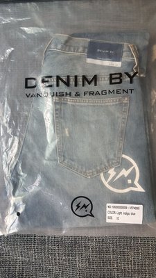 Denim By Vanquish Fragment VFP4058 藤原浩 閃電 水洗牛仔褲