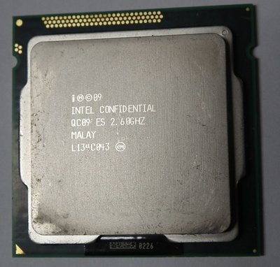 ES PENTIUM G860T QC09 LGA1155 CPU 2.6g qs非正式3M 35W省電版G645T