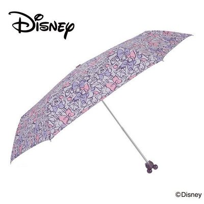 【秘密閣樓】日本迪士尼 米妮 兩用折疊式晴雨傘 摺疊傘 雨傘 陽傘 遮陽傘 日本代購