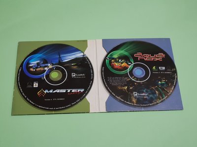 PC 絕版 怒海潛將AQUANOX 海底遊戲 附安裝序號+ 冠軍拉力賽 MASTER RALLYE 賽車遊戲。英特衛代理
