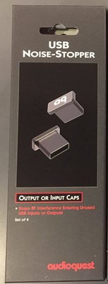 【高雄富豪音響】美國線聖 Audioquest USB屏蔽防塵保護蓋 4顆一盒