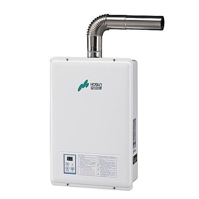 【水電大聯盟 】 豪山牌 H-1385FE 數位恆溫強制排氣熱水器❖16段水溫設定❖13公升