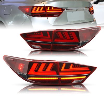適用于13-17款凌志LEXUS ES300尾燈LED總成改裝款 赤酷車燈--請儀價