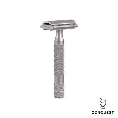 【 CONQUEST 】加拿大 Rockwell Razors Rockwell 6S 不鏽鋼刮鬍刀頂級禮盒 可調式刀頭