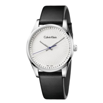 『中美鐘錶』可議價 Calvin Klein CK 男時尚皮帶腕錶(K8S211C6)