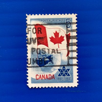 【大三元】美洲舊票-加拿大1967年加拿大百年紀念郵票 -銷戳票1全1套 (43)