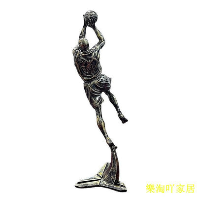 科比 NBA 籃球超級明星曼巴精神青銅雕像紋理模型裝飾【滿599免運】