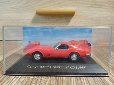 雪佛蘭-GM Chevrolet Corvette C3 (1968)  Diecast DeAGOSTINI Amer