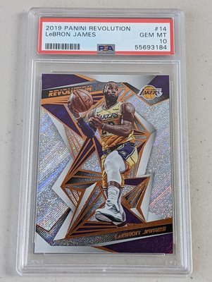 2019-20 Panini Revolution #14 LeBron James PSA10