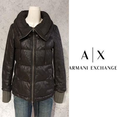 【皮老闆二店】二手真品 AX  ARMANI EXCHANGE 外套 羽絨外套 保暖外套 外228
