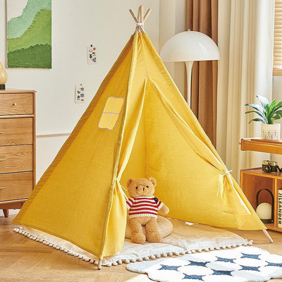 印第安新款兒童戶外帳篷寶寶室內玩具游戲屋兒童露營拍照道具