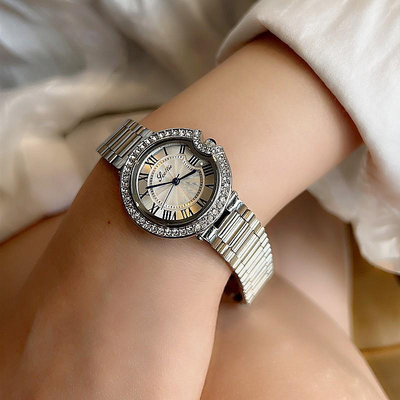 熱銷 詩高迪白月光圓盤中古小銀錶簡約輕奢小眾高級感鋼帶禮物手錶腕錶女9 WG047