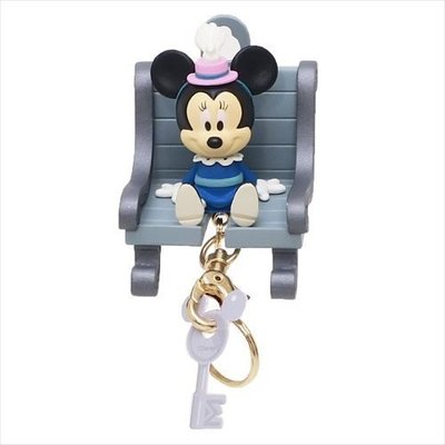 ♡fens house ♡日本進口 米妮 minnie 坐椅子 造型 鑰匙圈 鑰匙屋 KEY HOUSE 現貨