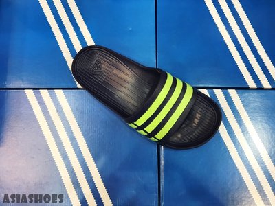 帝安諾-ADIDAS DURAMO SLIDE 一體成形 防水  輕量 拖鞋 藍綠 G95489