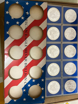 美國1988鷹洋自由女神行走女神銀幣1盎司