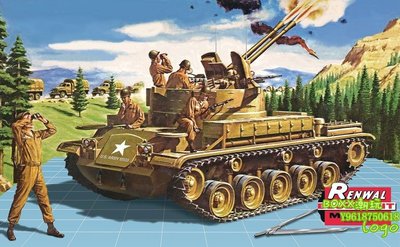 BOxx潮玩~利華Revell拼裝戰車模型85-7822 1/32 M42 Twin Forty 坦克車