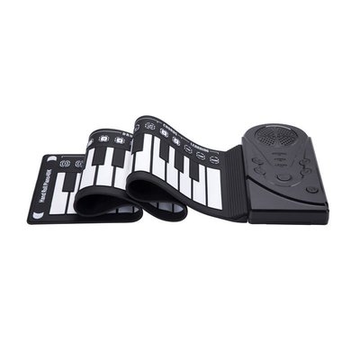 新款 49鍵手捲便攜式 電子琴電鋼琴 攜帶鋼琴 加厚琴鍵款 升級加厚 折疊兒童電子琴