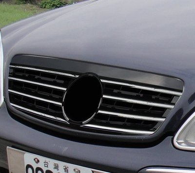 圓夢工廠 Benz 賓士 S W220 S320 S350 S500 S550 98~02 CL款水箱罩 含原廠星標