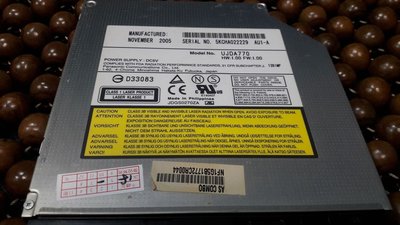 二手筆電內建式光碟機  DVD COMBO MODEL UJDA770 內接式IDE介面