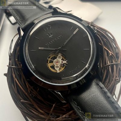 MASERATI手錶,編號R8821133001,42mm黑錶殼,深黑色錶帶款