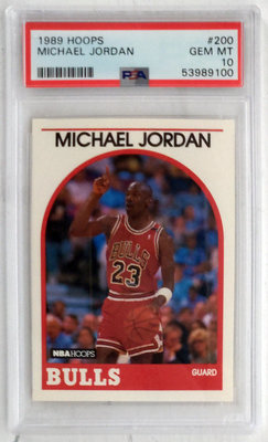 1989-90 Hoops #200 Michael Jordan PSA10