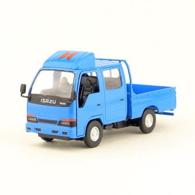 「車苑模型」升輝 合金汽車模型兒童玩具1:32 三菱 ISAZU 五十鈴貨車卡車 開門回力聲光