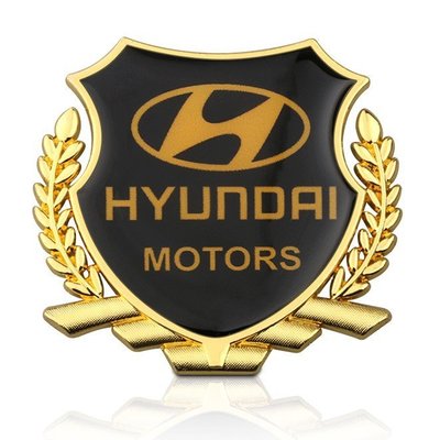 汽配~Hyundai Metal Car Stickers Suitable for Getz/Atos/Matri tQAO