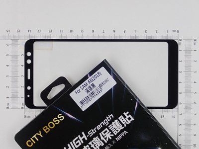 CITY BOSS 三星 A8 2018 A530 螢幕保護貼鋼化膜 A82018黑 CB滿版2.5D玻璃全膠