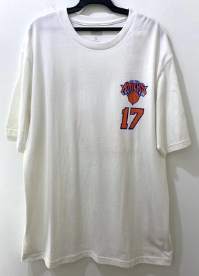 NBA NEW YORK 尼克隊 林書豪 #17 短袖T恤 2XL 棉T 出清款 ☆‧°小荳の窩 °‧