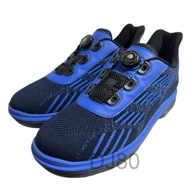 [2022新上市] LANEWOLF [旋鈕鞋帶]針織右手男版保齡球鞋(BOA2藍色)