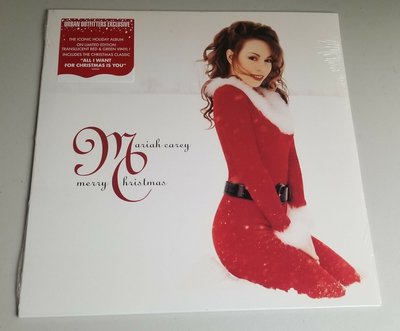 在途 Mariah Carey 玛丽亚凯莉Merry Christmas圣诞红胶 黑胶LP【巧緣小鋪ˇ】